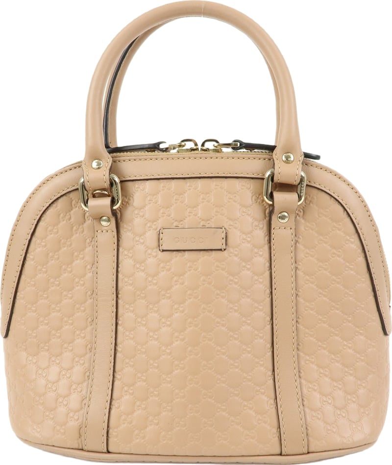 Gucci Convertible Dome Satchel Microguccissima Leather Medium