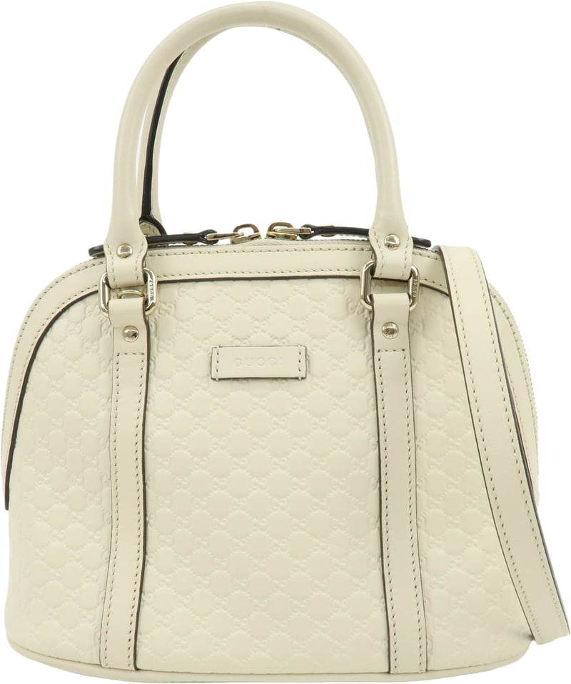 Gucci Convertible Dome Satchel Guccissima Leather Small