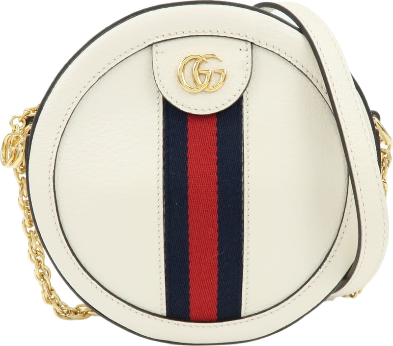 Gucci Ophidia Round Leather Mini