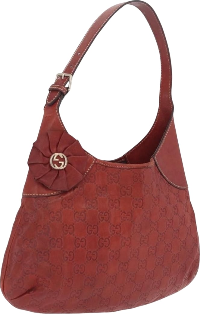 Gucci Trophy GG Canvas with Leather Small