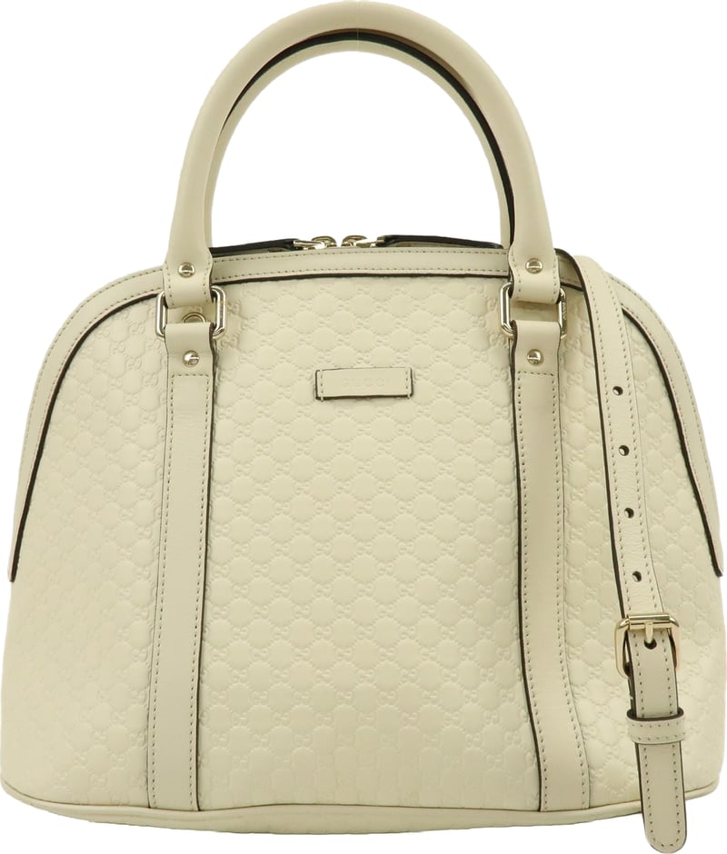 Gucci Convertible Dome Satchel Microguccissima Leather Medium