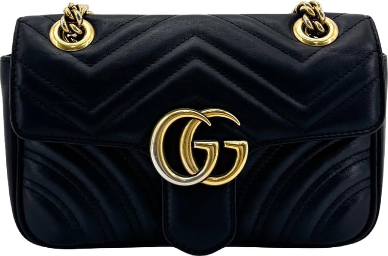 Gucci GG Marmont Flap Matelasse Leather Super Mini