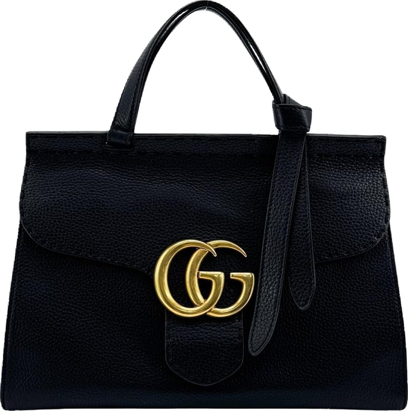 Gucci GG Marmont Top Handle Leather Small