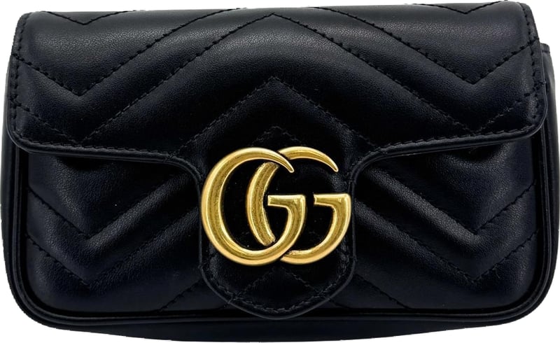 Gucci GG Marmont Flap Matelasse Leather Super Mini