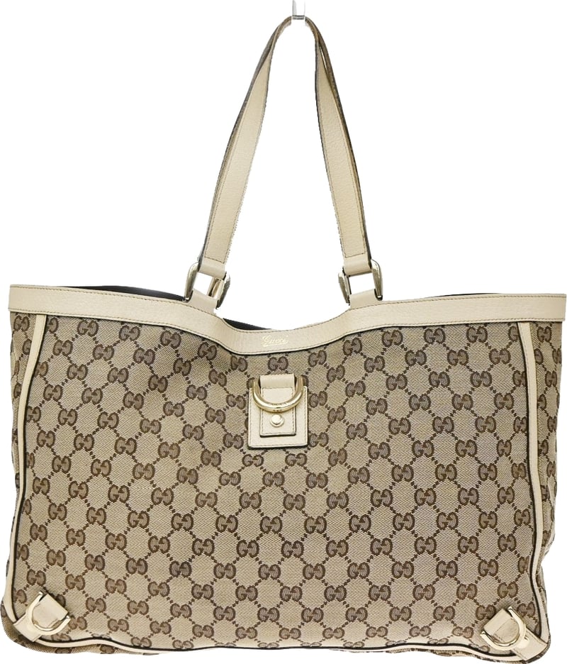 Gucci Abbey D- GG Canvas with Leather Large