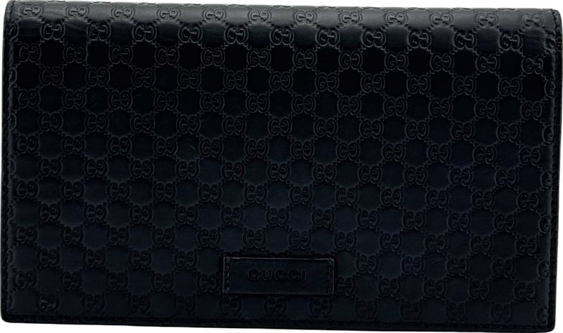Gucci Wallet on Strap Microguccissima Leather