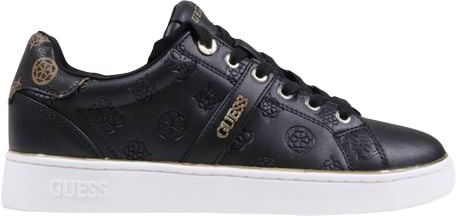 Guess Black Polyethylene Low Top Sneakers