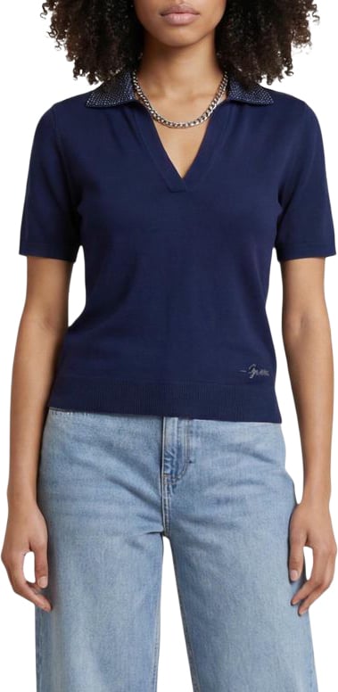 Guess Blue Wool T-Shirt