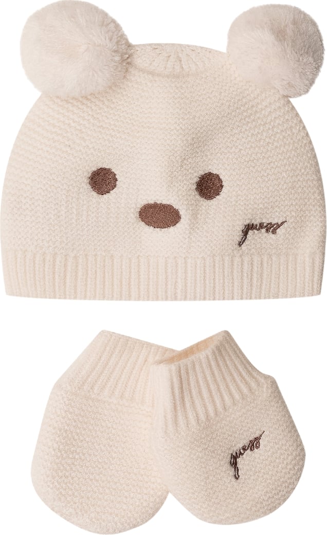 Set Berretto e Muffole con Pompon