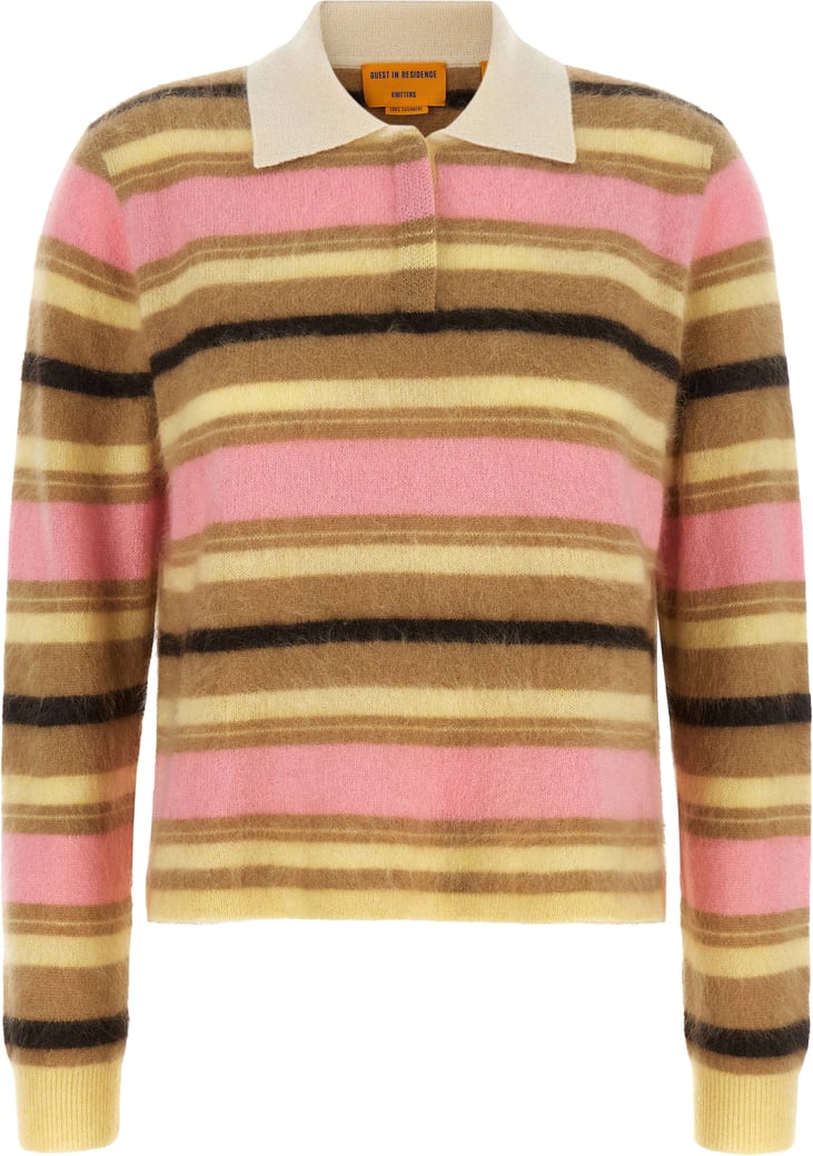 Guest In Residence Grizzly Cropped Rugby Polo Shirt