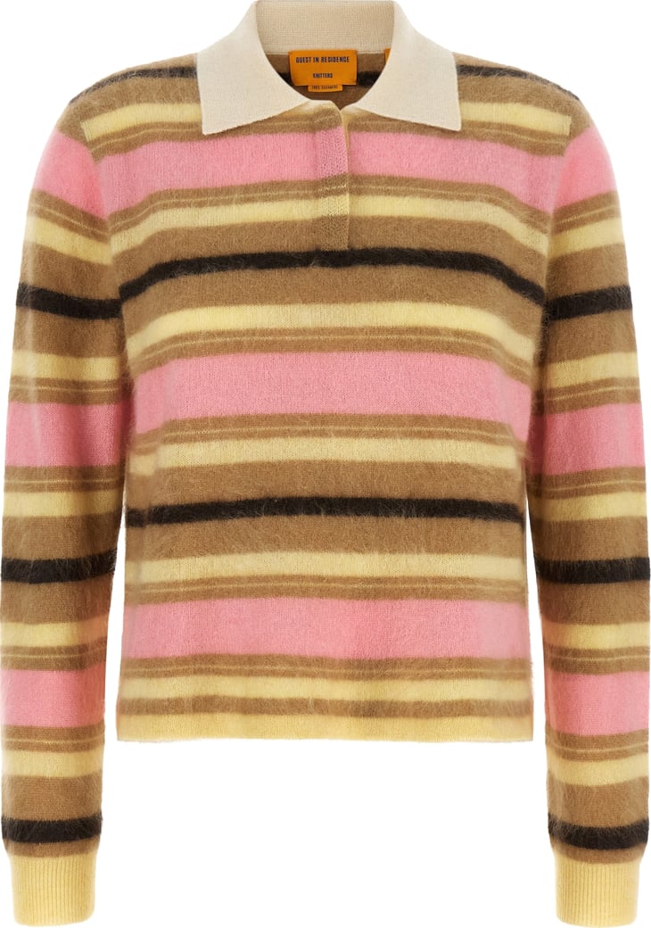 Guest in Residence Multicolor Cashmere Polo Shirt