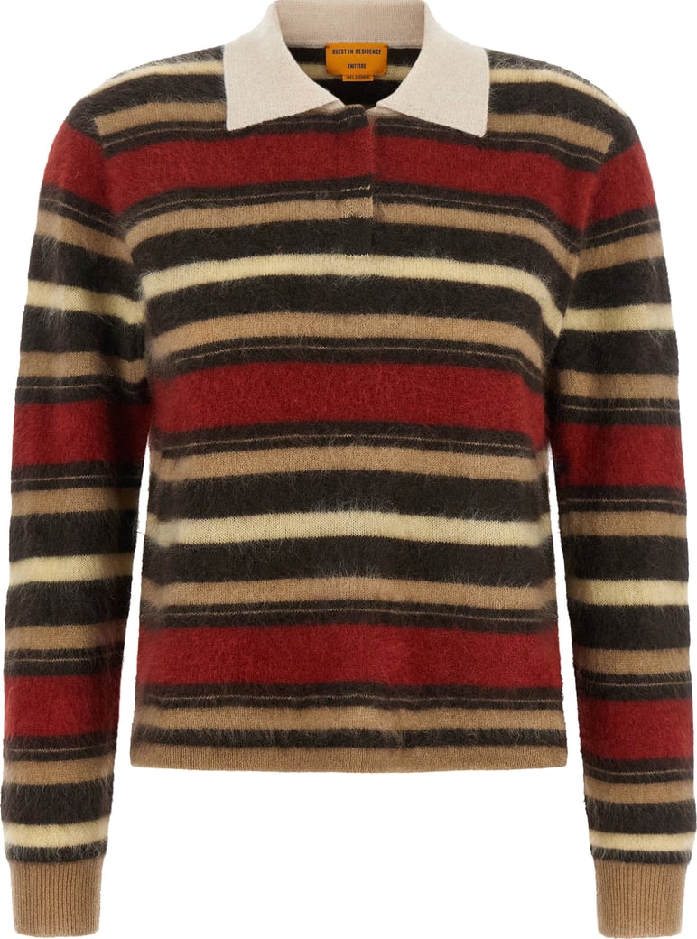 Guest In Residence Grizzly Cropped Rugby Polo Shirt