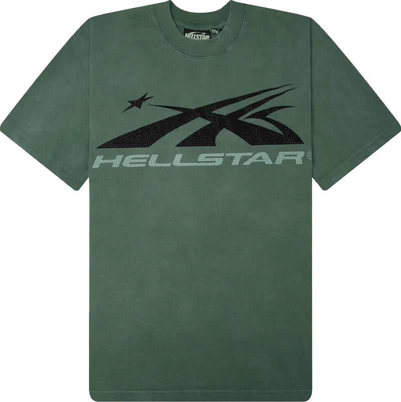 Hellstar Classic Logo T-Shirt 'Green'