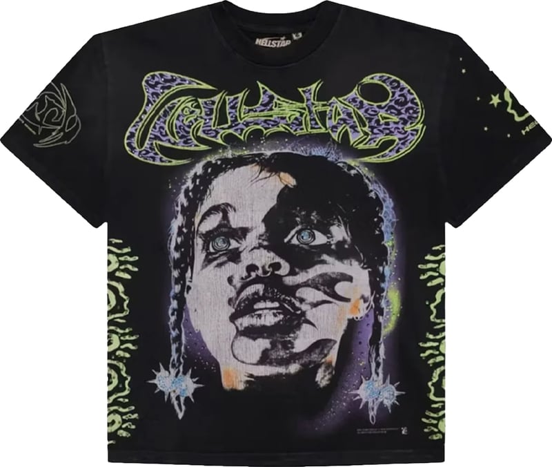 Hellstar Amen T-shirt 'Zwart'