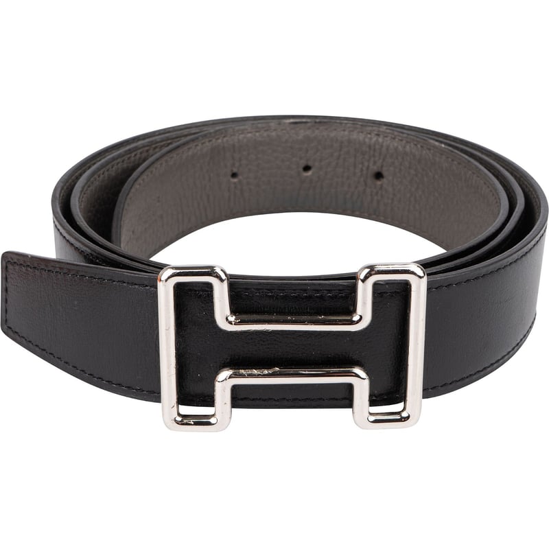 Hermès Reversible Leather H Belt (100)