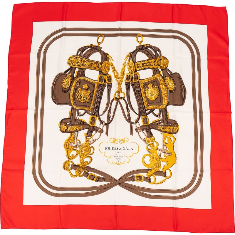 Hermès Brides de Gala Silk Carre 90 Scarf Tuch
