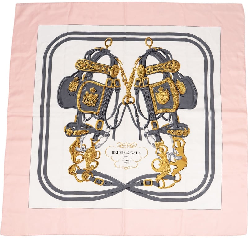 Hermès Brides de Gala Silk 90 Scarf Tuch