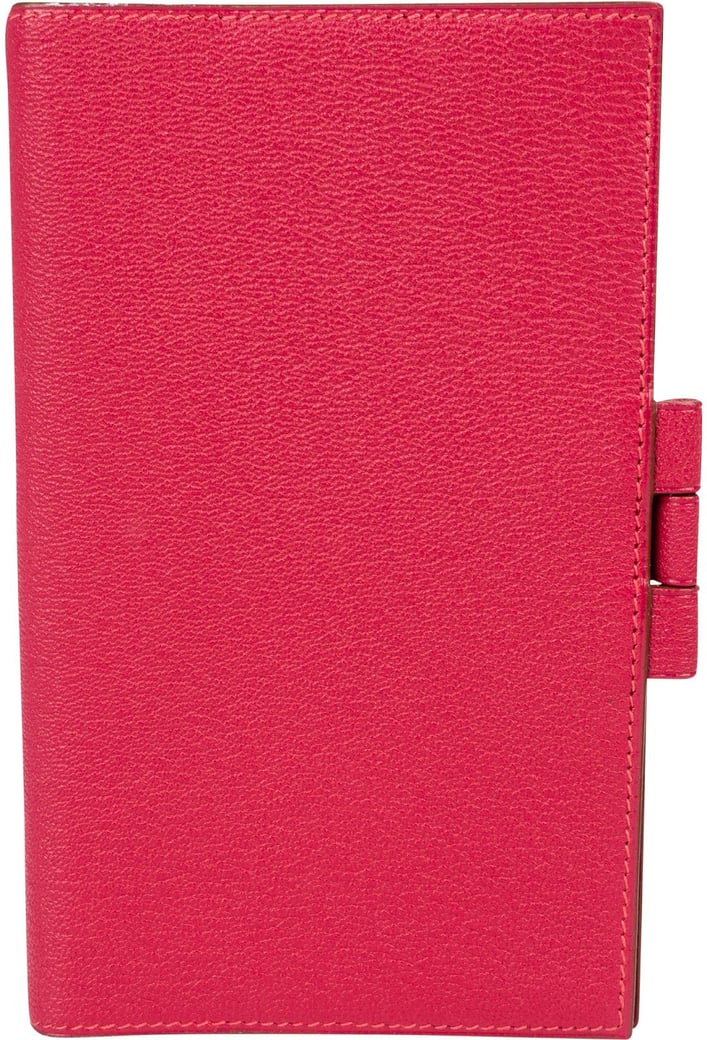 Hermès Pink Mysore Leather Agenda GM Cover