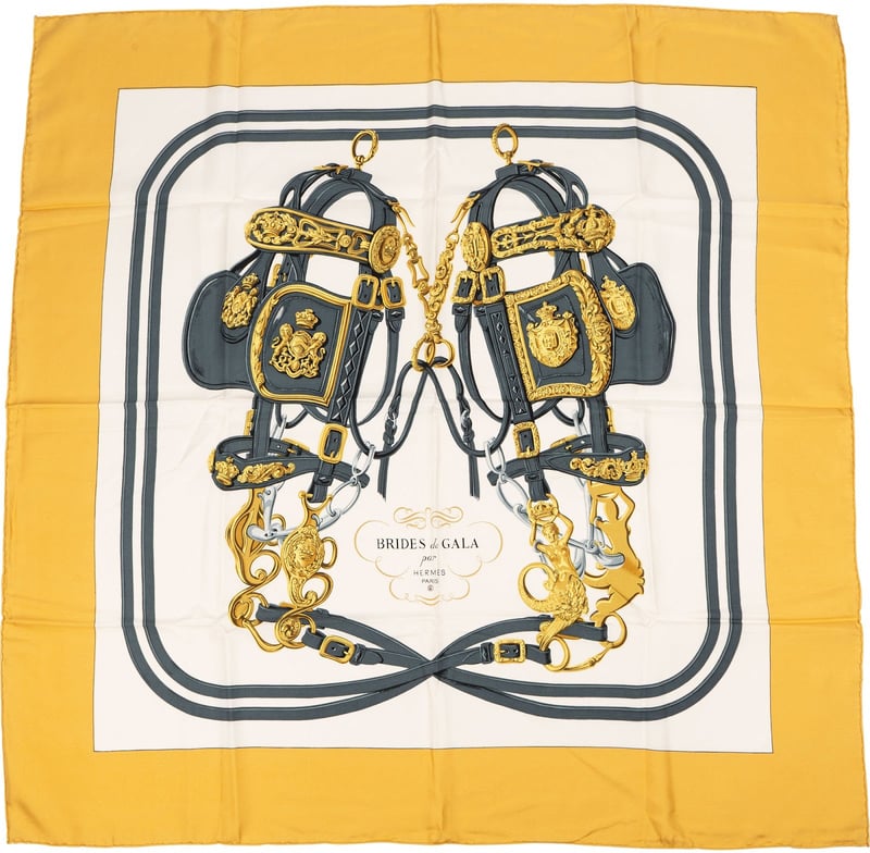 Hermès Brides de Gala Silk 90 Scarf Tuch