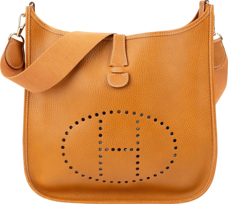 Hermès Ardennes Leather Evelyne GM Crossbody Bag