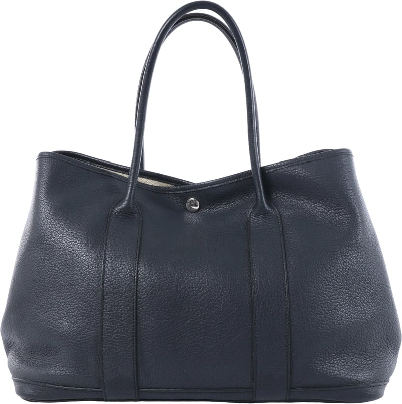 Hermès Garden Party 36 PM Negonda Leather Shoulder Bag in Black □M: 2009
