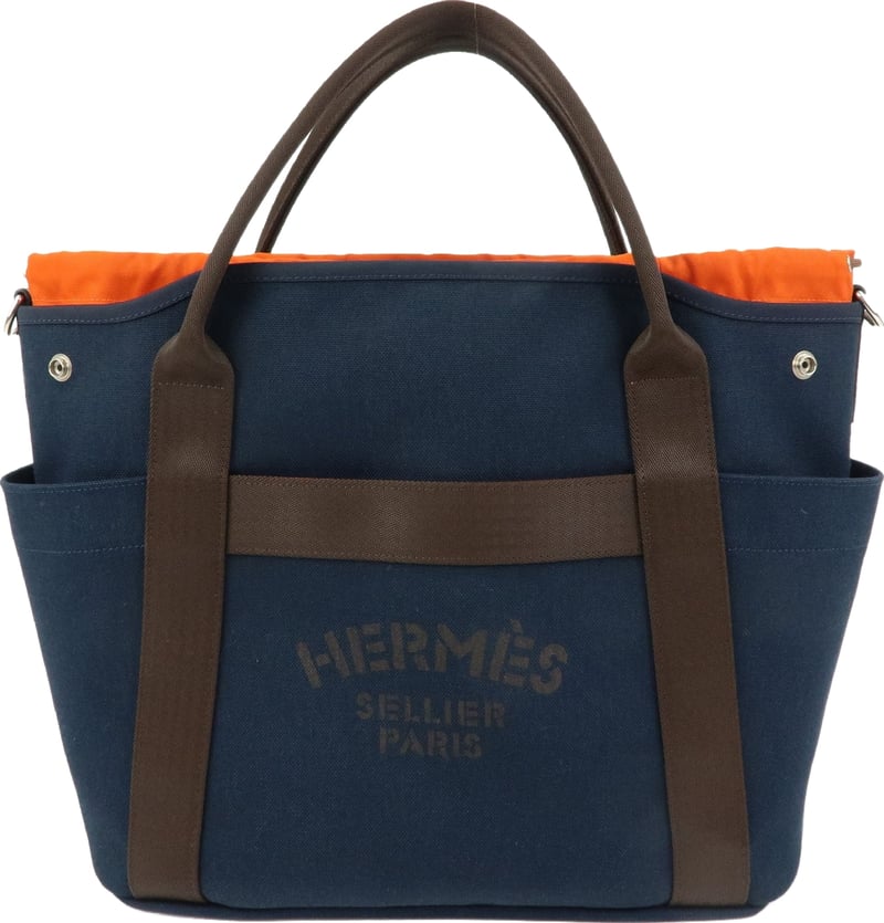 Hermes Sac De Pansage Groom Canvas