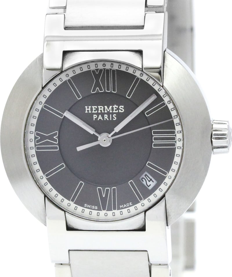 Hermes Nomade Quartz Stainless Steel and Leather 36