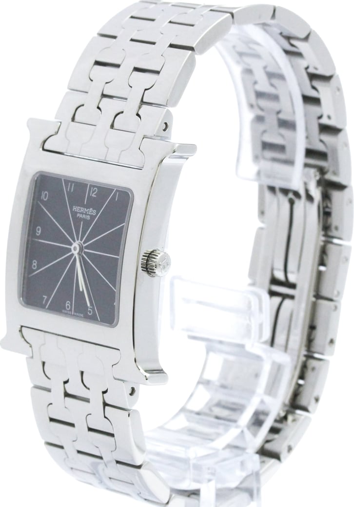 Hermes Heure H Quartz Stainless Steel 26