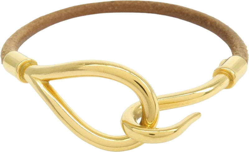Hermes Jumbo Hook Braided Leather and Metal