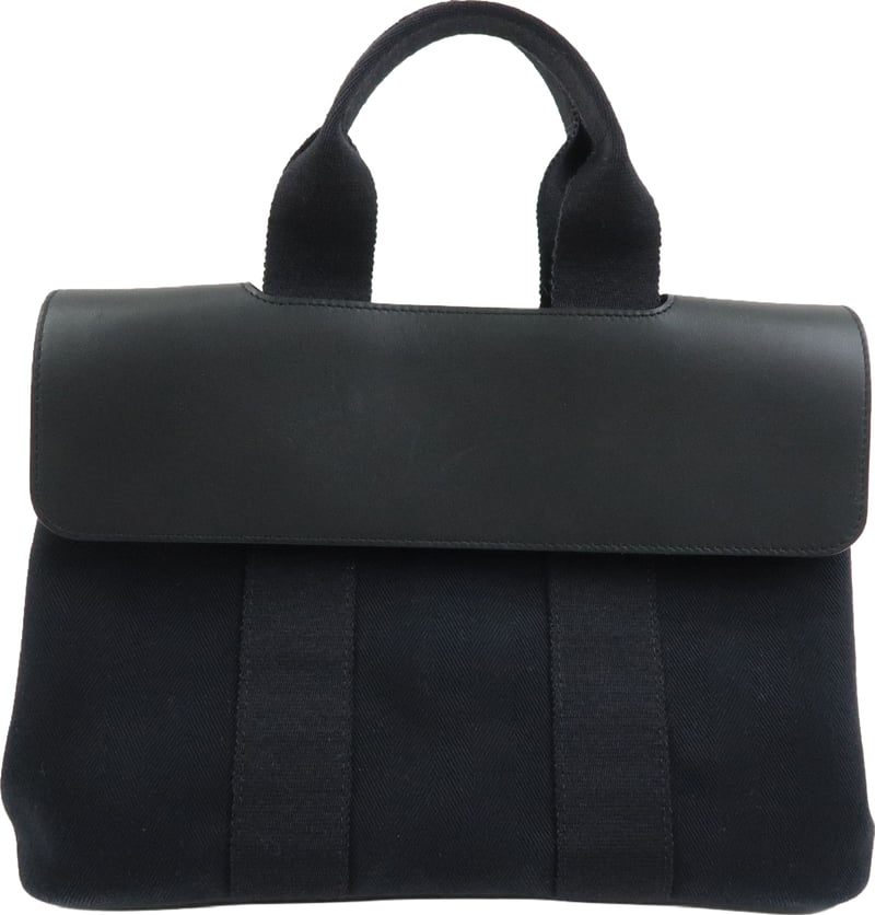 Hermes Valparaiso Toile and Leather PM