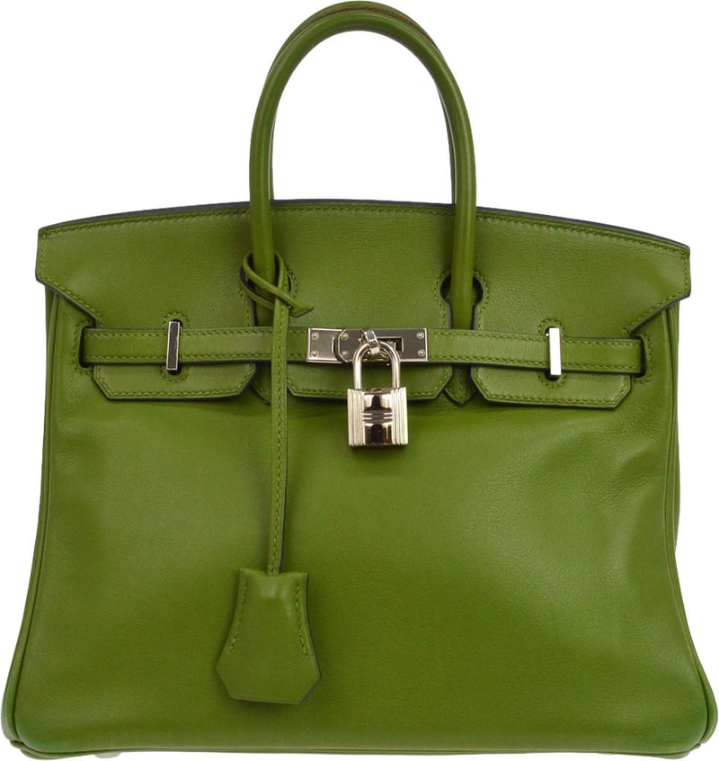 Hermes Birkin Green Swift with Palladium Hardware 25