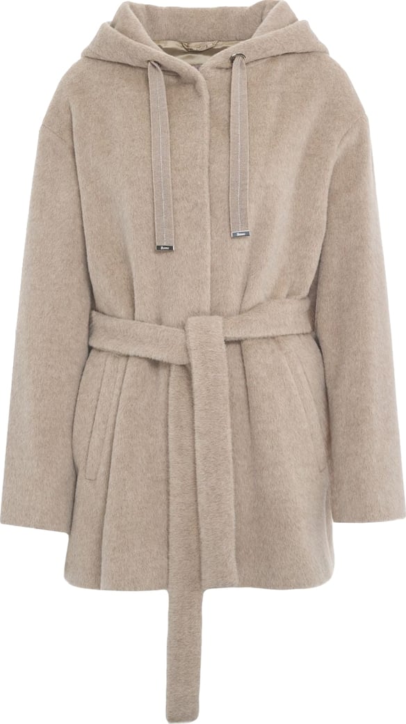 Coat in alpaca