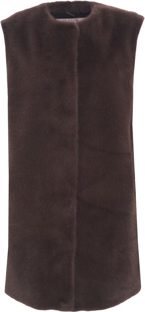 Faux fur vest