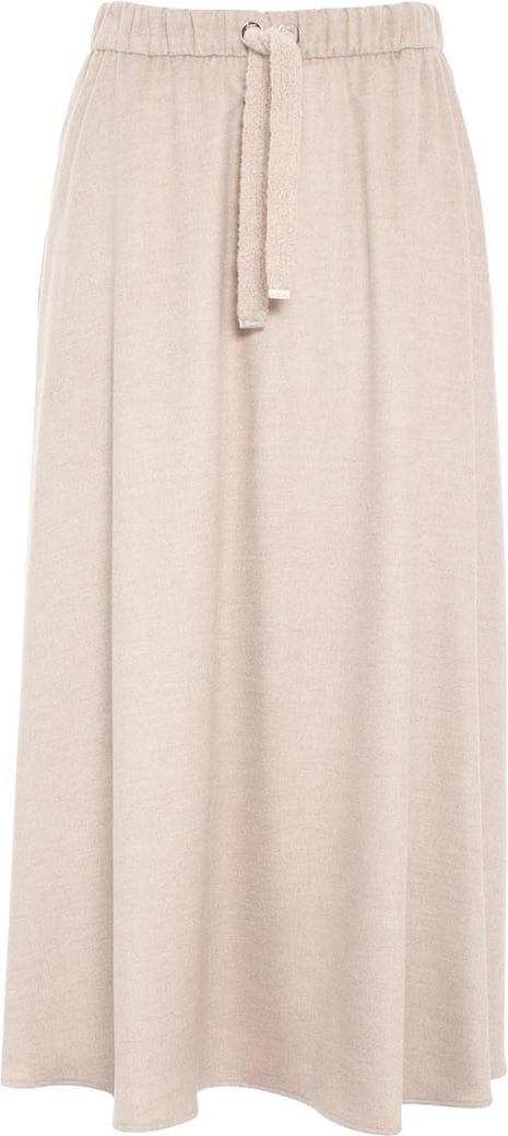 Maxi skirt in wool