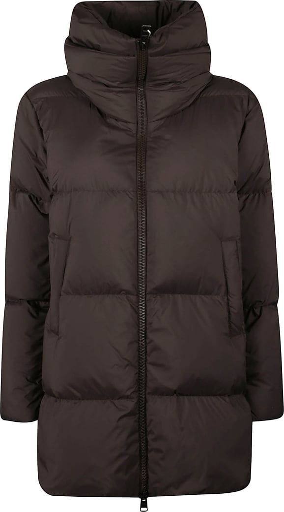 A-shape Down Jacket Brown