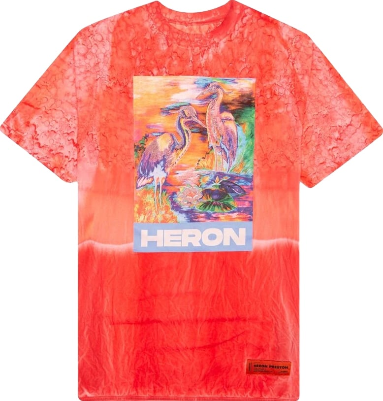Heron Preston Over Style Washed T-Shirt 'Orange' - Size S (ARCHIVE)