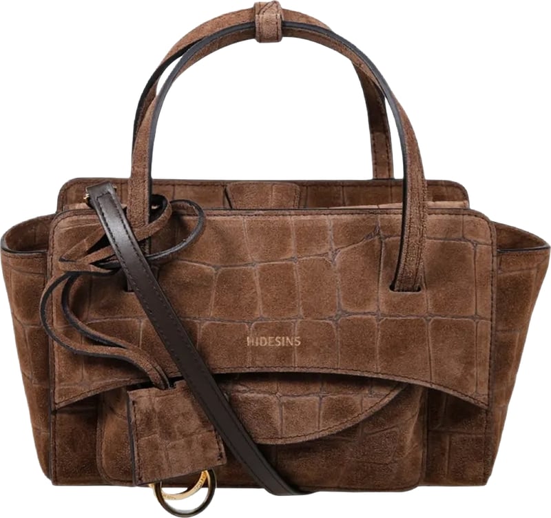 Dames Flap S Suede Cocco Chocolat
