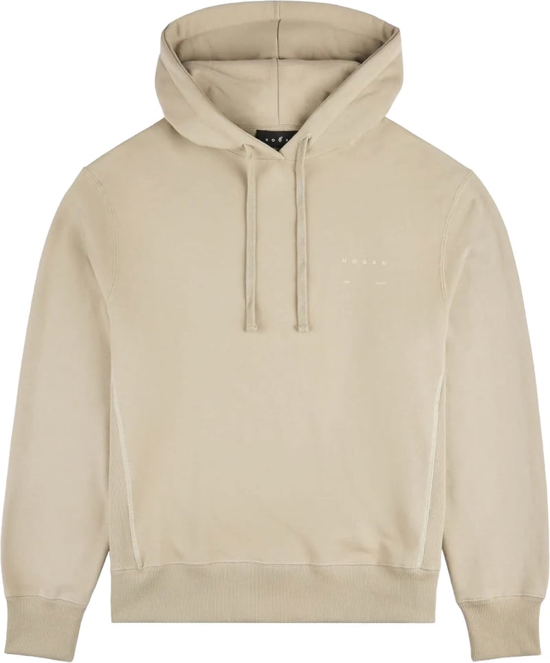 Ecru Hoodie Sweatshirt