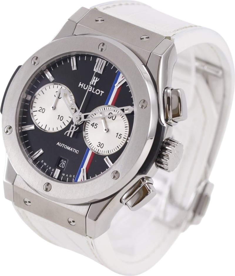 Hublot Classic Fusion Chronograph Limited Edition Italia Independent Automatic Ceramic and Fabric 45