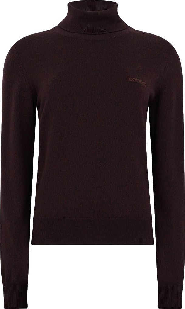 Polo Shirt Sweater in extra-fine merino with striped motif Patterned