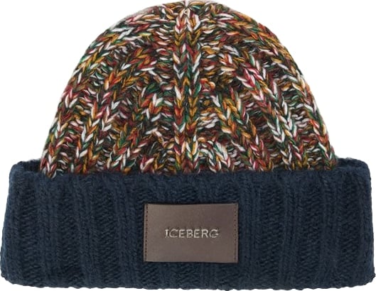 Hat in sweater in lambswool Multicolor