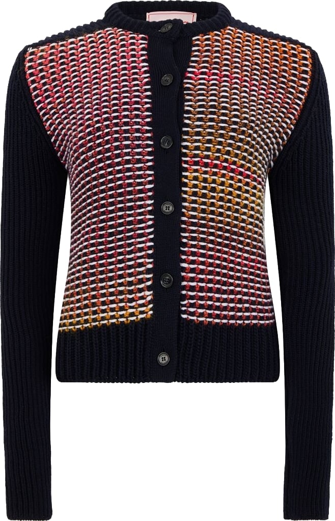 Sweater in extra-fine merino Classic Blue