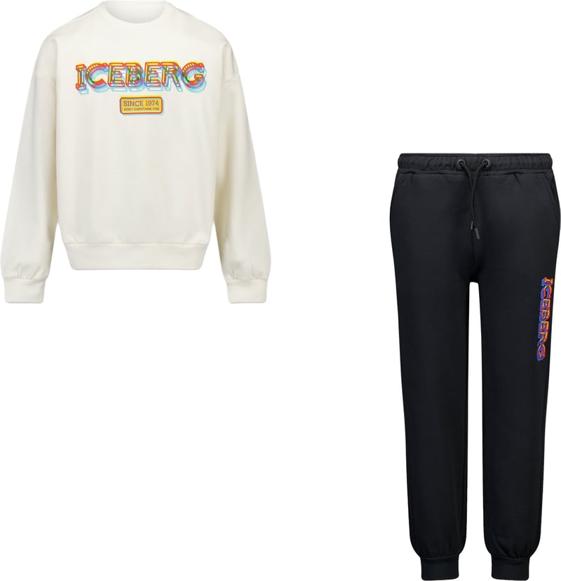 Iceberg Kinder Jongens Joggingpak In Off White