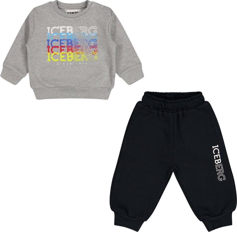 Iceberg Baby Jongens Joggingpak In Grijs