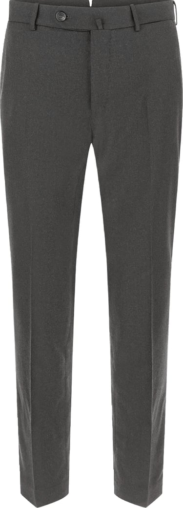 Incotex Dark brown stretch wool pants