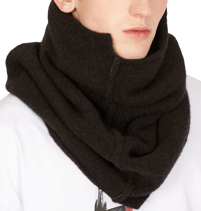 Col tube yack marron Isabel Benenato Homme Femme GK12 08