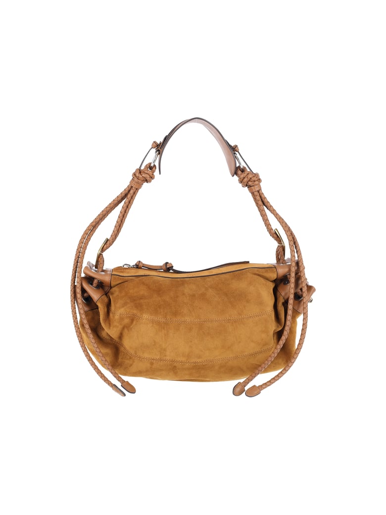 Soft Slouchy Brown Calf Suede Handbag