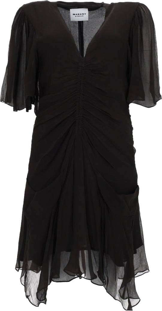 Vivienne Ruched Asymmetrical Mini Dress