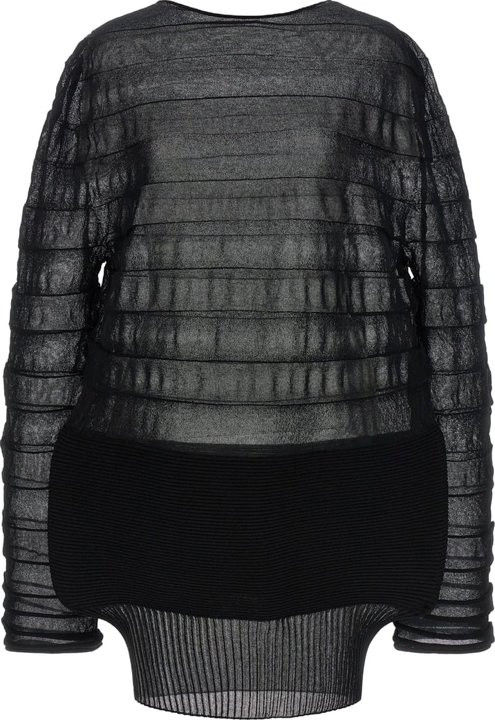 Issey Miyake Black Polyester Sweatshirt