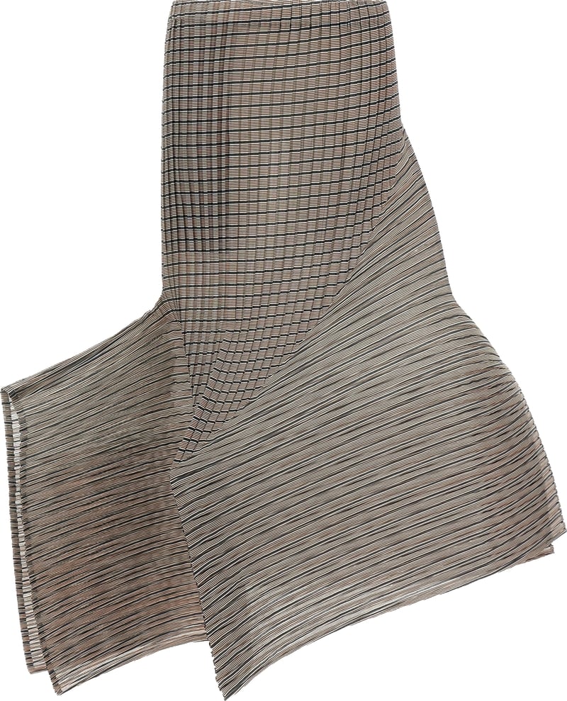 Issey Miyake Brown Polyester Mini Skirt